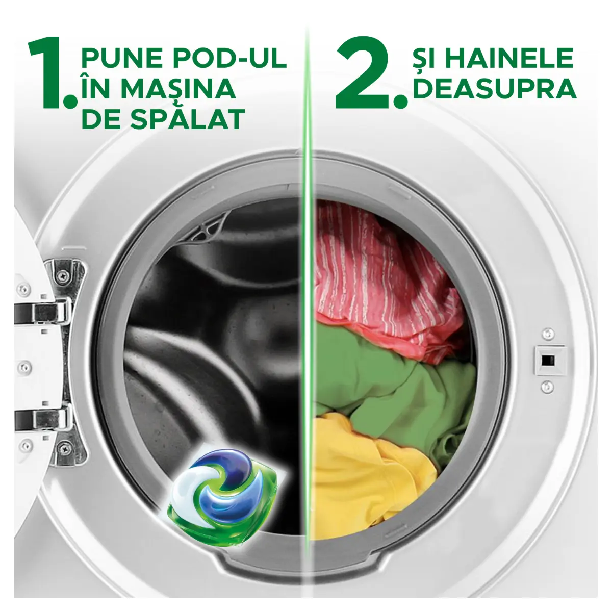 Detergent pentru rufe Ariel PODS+ Touch Of Lenor Unstoppables 45 capsule
