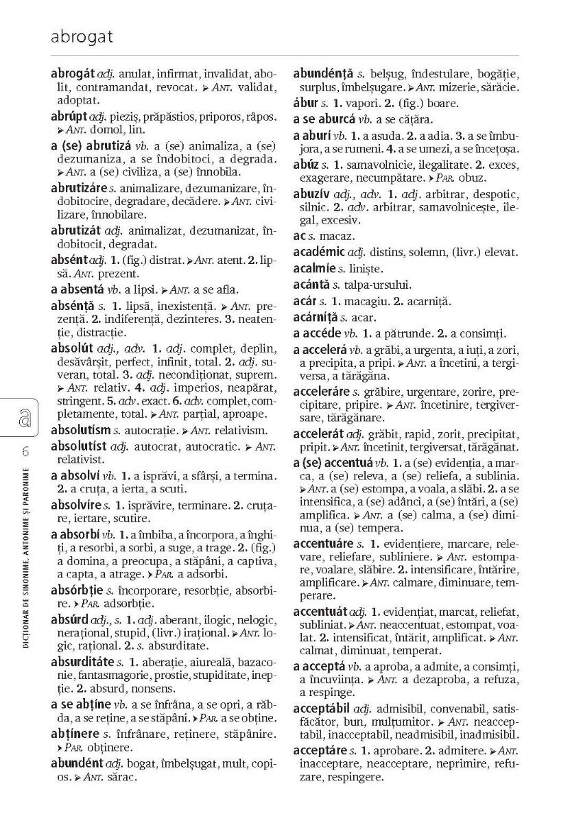 Allergic Need cordless Dictionar sinonime, antonime, paronime | Carrefour Romania