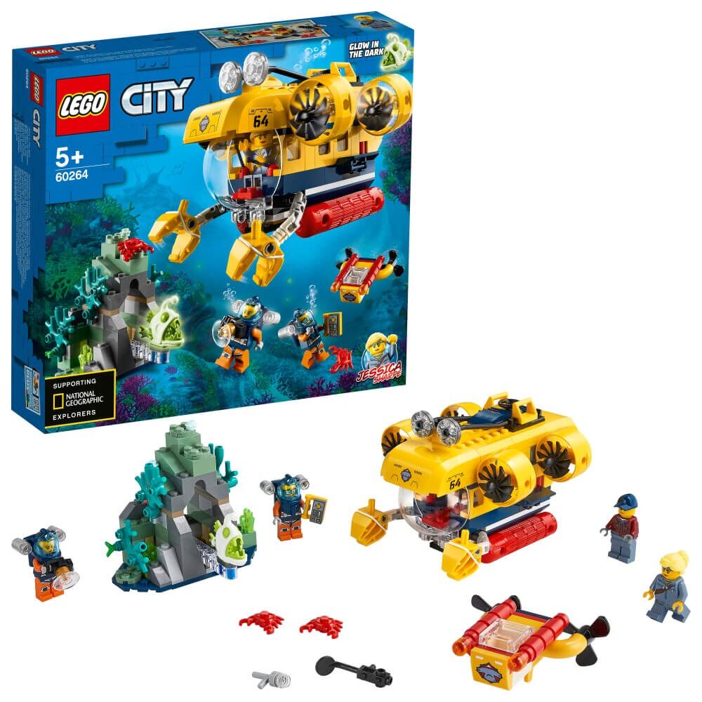 LEGO City Submarin de explorare a oceanului 60264