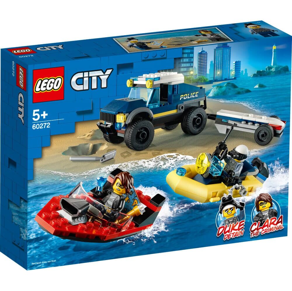 LEGO City Police Transportul barcii Politiei de elita 60272