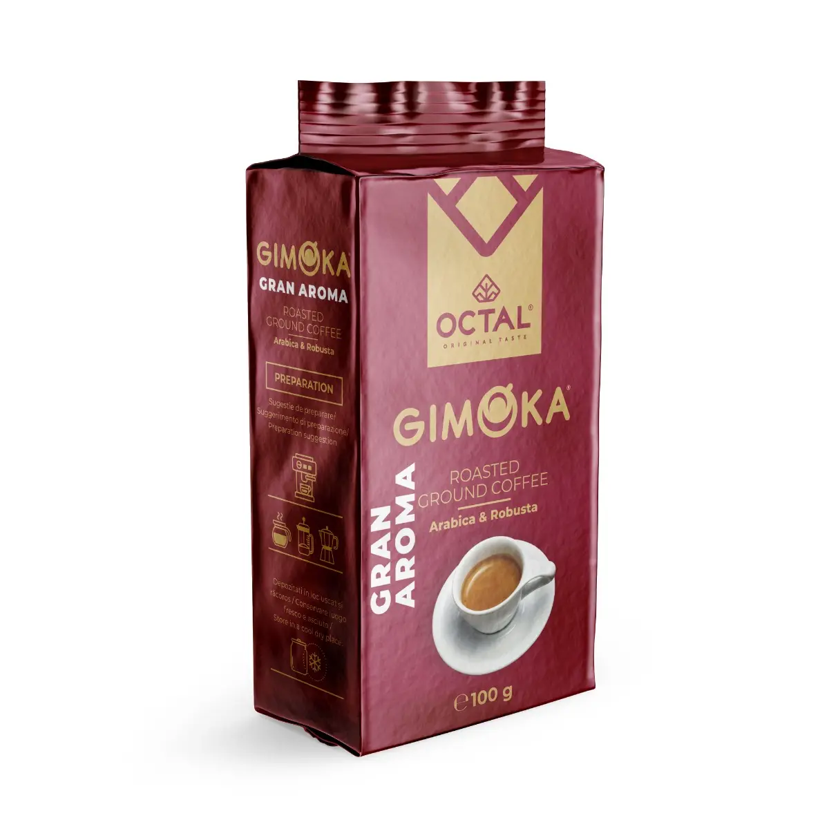 Cafea macinata Gimoka Gran Aroma 100g