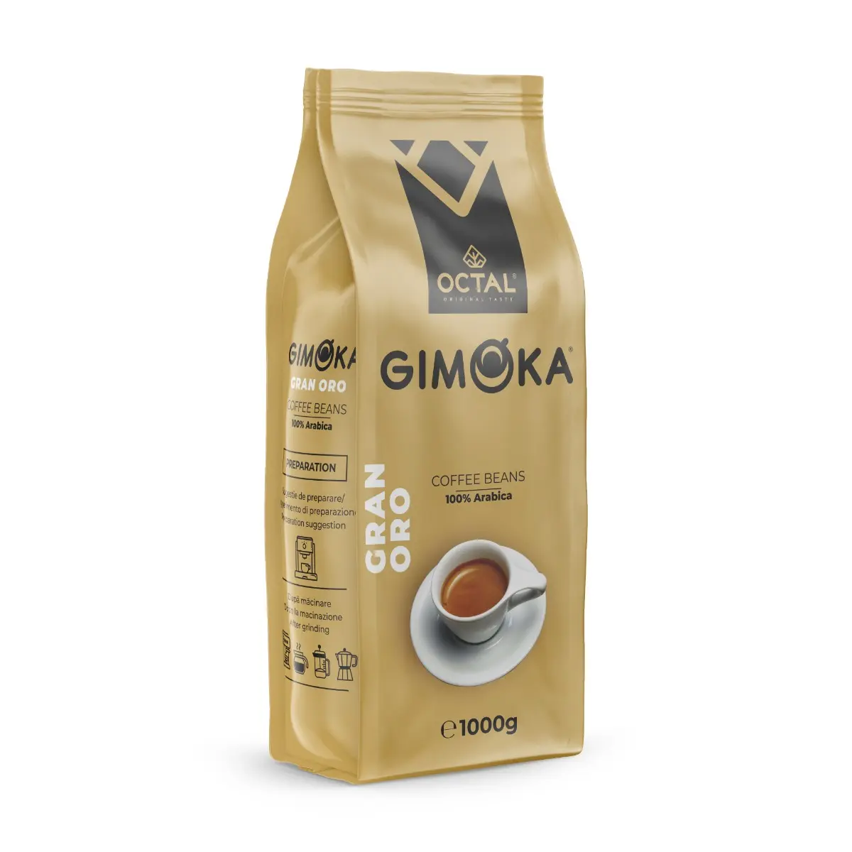 Cafea boabe Gimoka Gran Oro 1kg