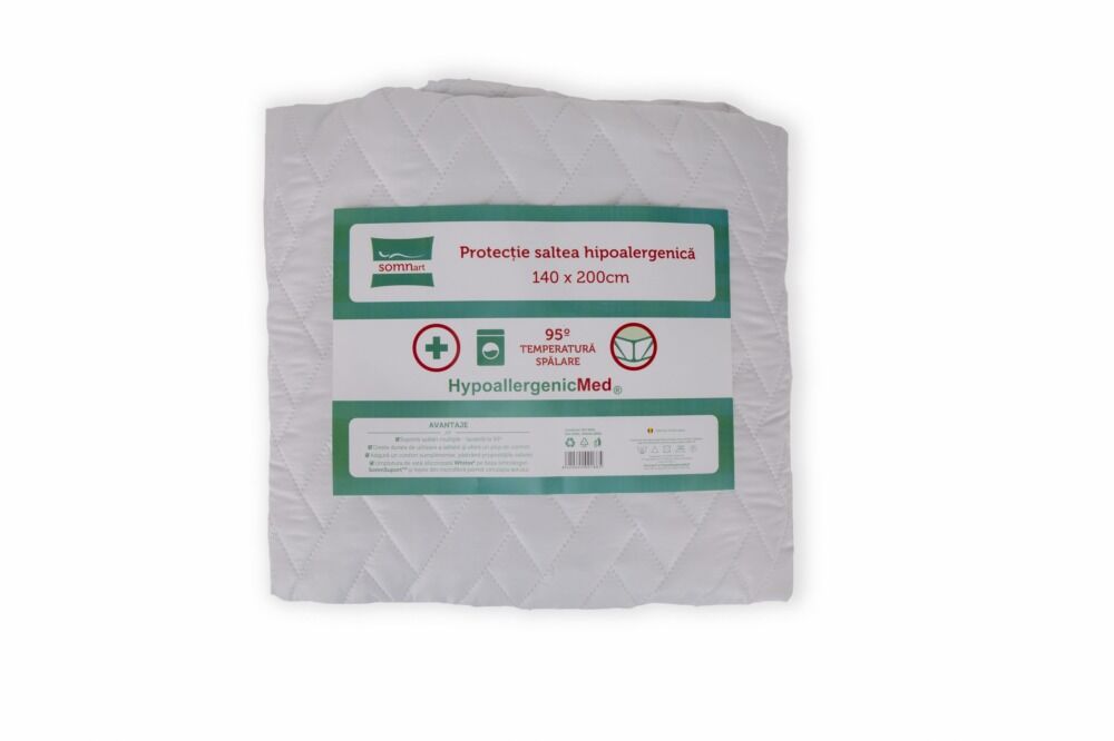 Protectie matlasata microfibra HypoallergenicMed 90x200 cm