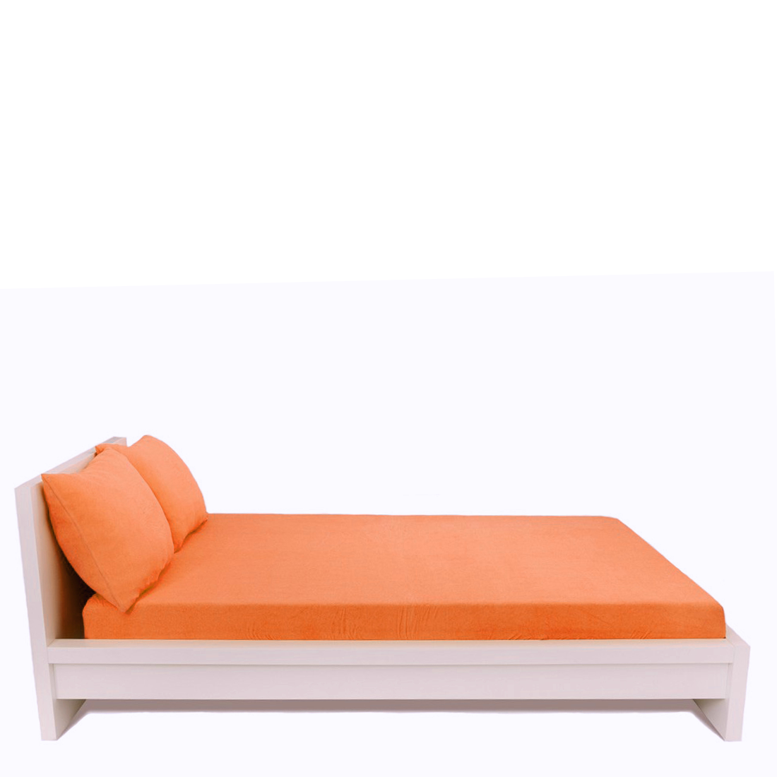 Husa frotir 160x200 cm + 2x Fata de perna, Orange