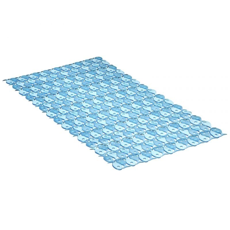 Covor antiderapant,din pvc,dreptunghiular,70 x 36 cm,bleu