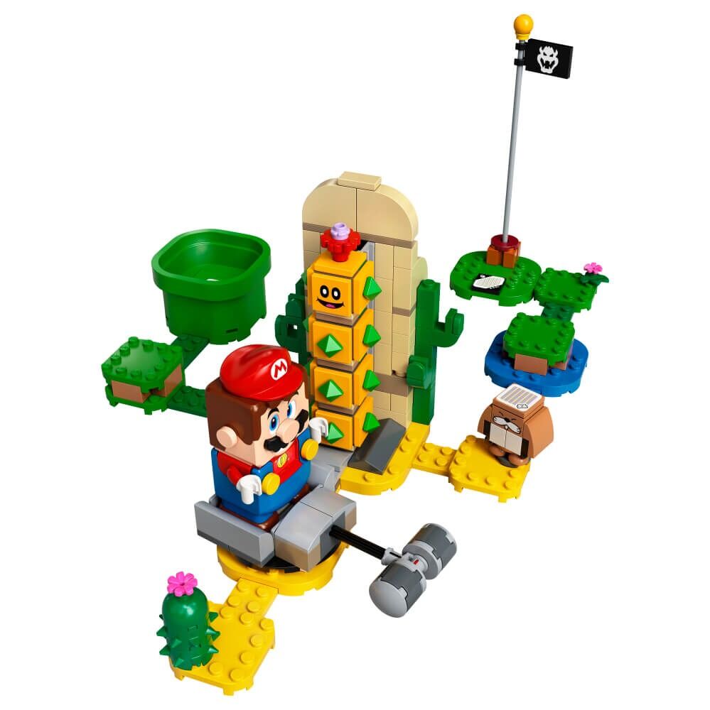 LEGO Super Mario Set de extindere Pokey in Desert cu agitare de ciocan 71363