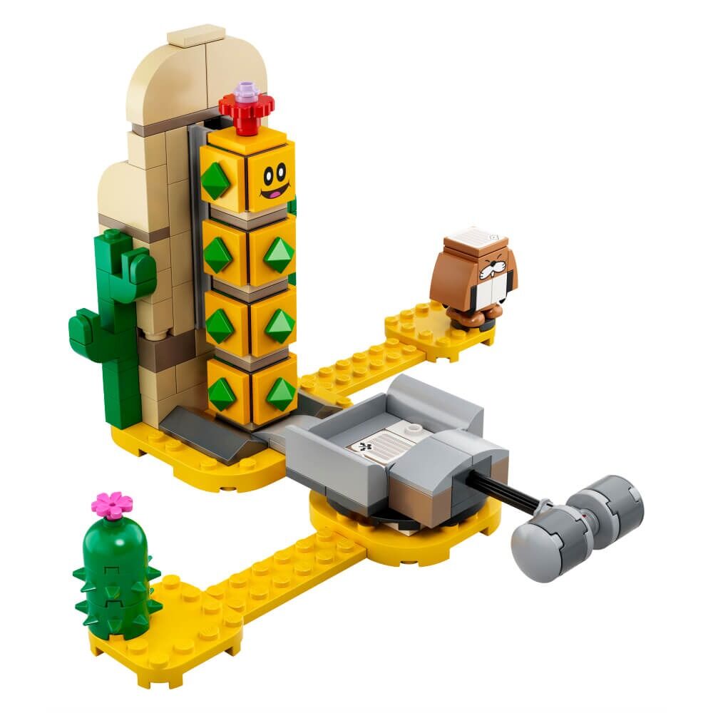LEGO Super Mario Set de extindere Pokey in Desert cu agitare de ciocan 71363