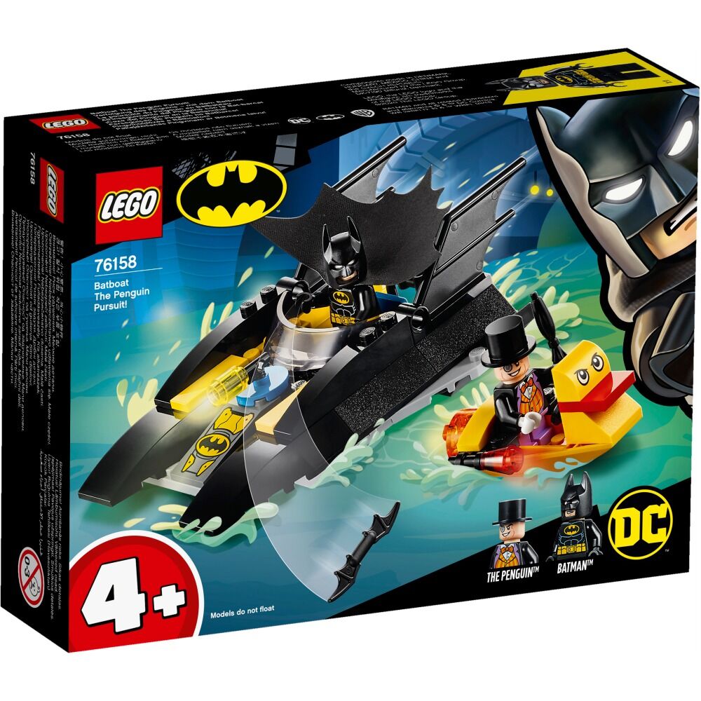 LEGO Super Heroes Urmarirea Pinguinului cu Batboat! 76158