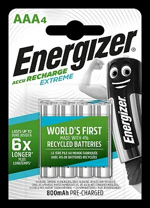 Set 4 baterii reincarcabile Energizer AAA, 800 mAh