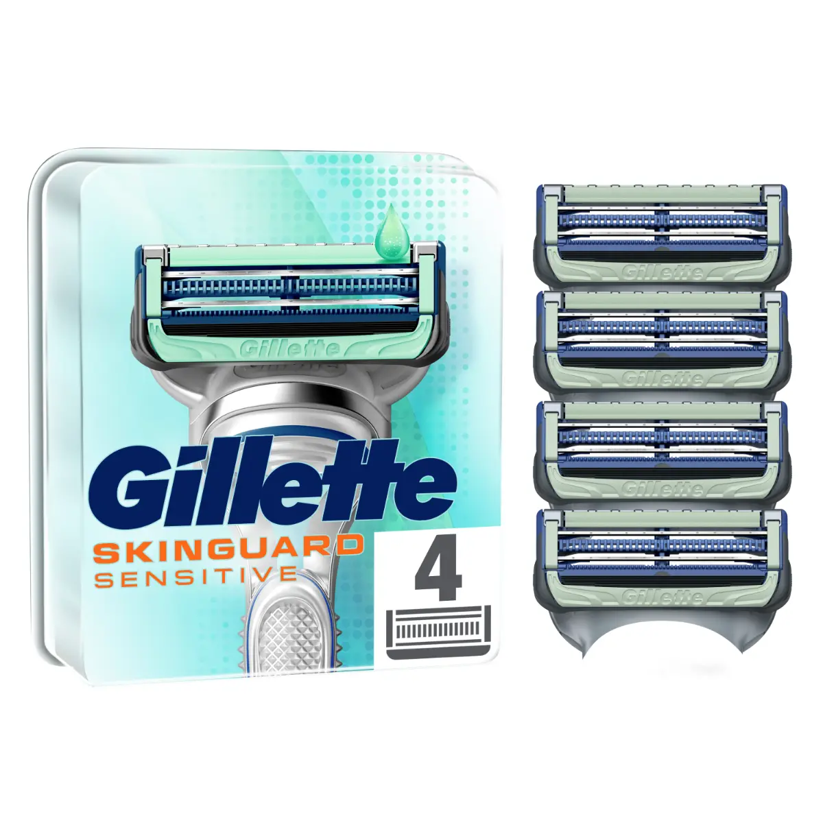 Rezerva aparat de ras Gillette SkinGuard Sensitive 4 buc