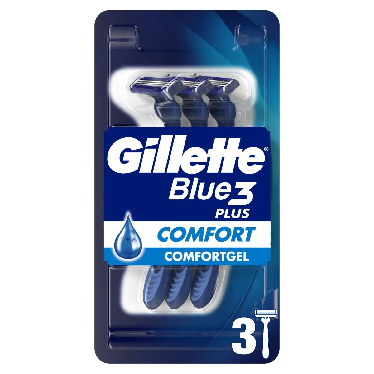 Aparat de ras de unica folosinta Gillette Blue3 Plus Comfort 3buc
