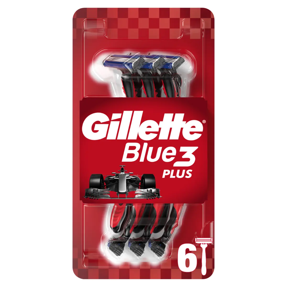 Aparat de ras de unica folosinta Gillette Blue3 Plus, 6 buc