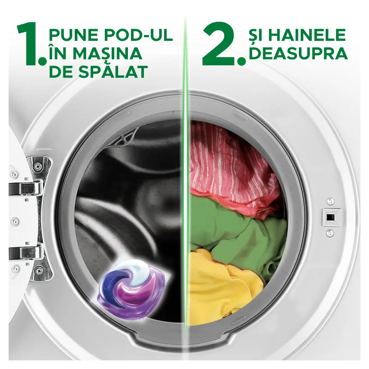 Detergent pentru rufe capsule Ariel Pods+ Revita Black 12 spalari
