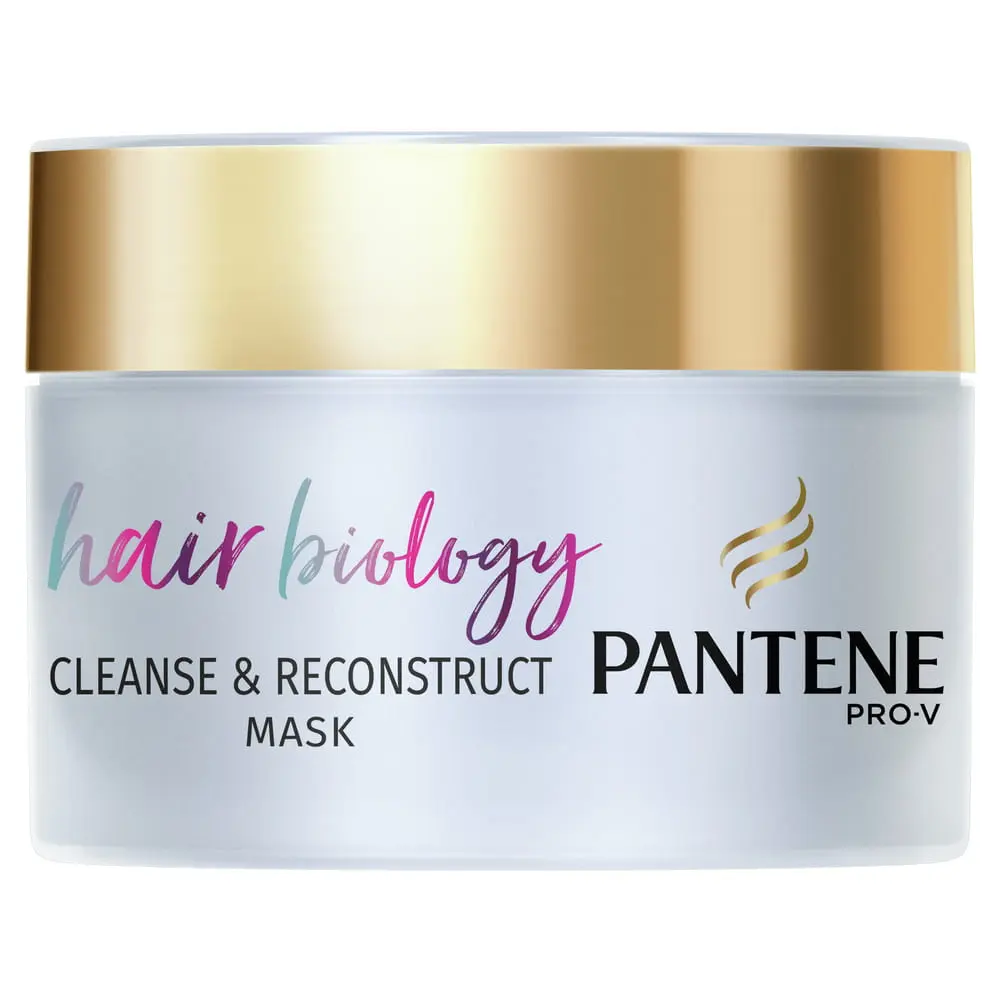 Masca de par Pantene Pro-V Hair Biology Cleanse & Reconstruct 160 ml