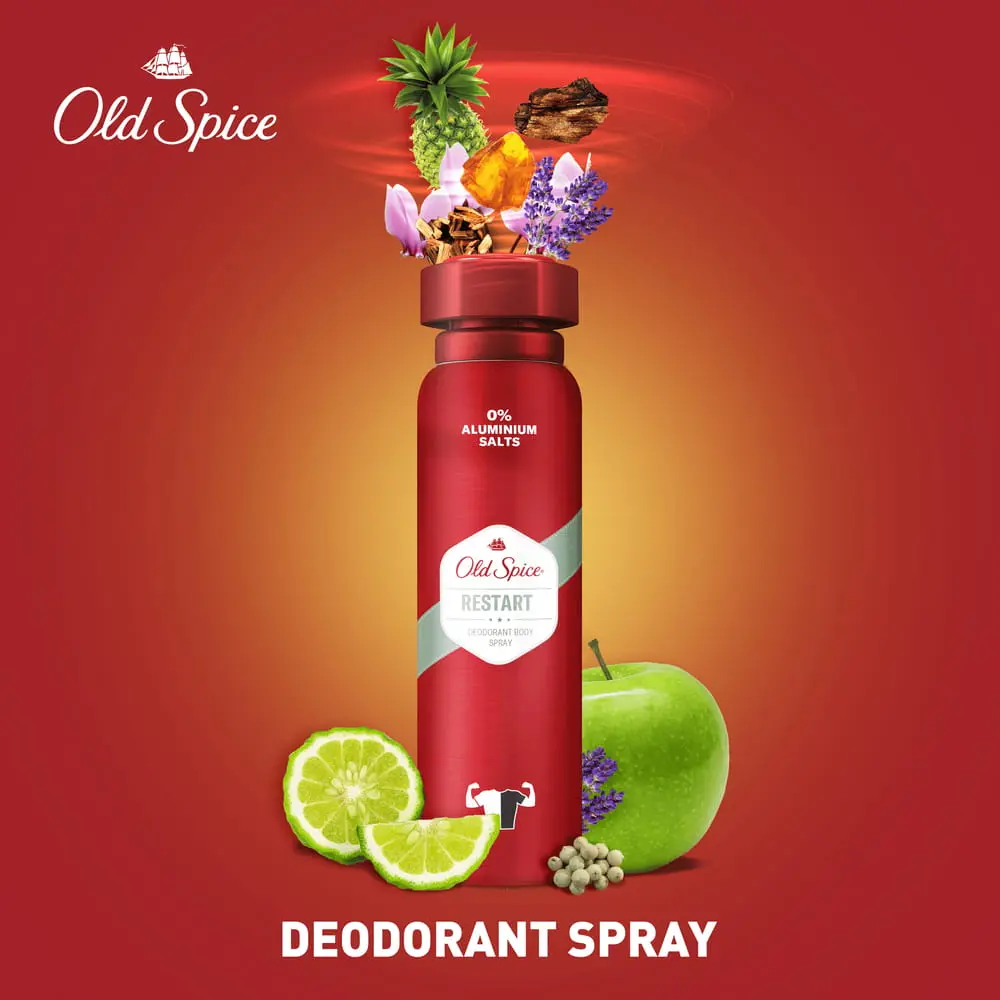 Spray De Corp Deodorant Old Spice Restart pentru barbati 150ml