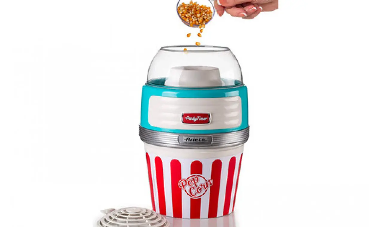 Aparat pentru popcorn Ariete Xl Party Time 2957, 1100W, 60 grame