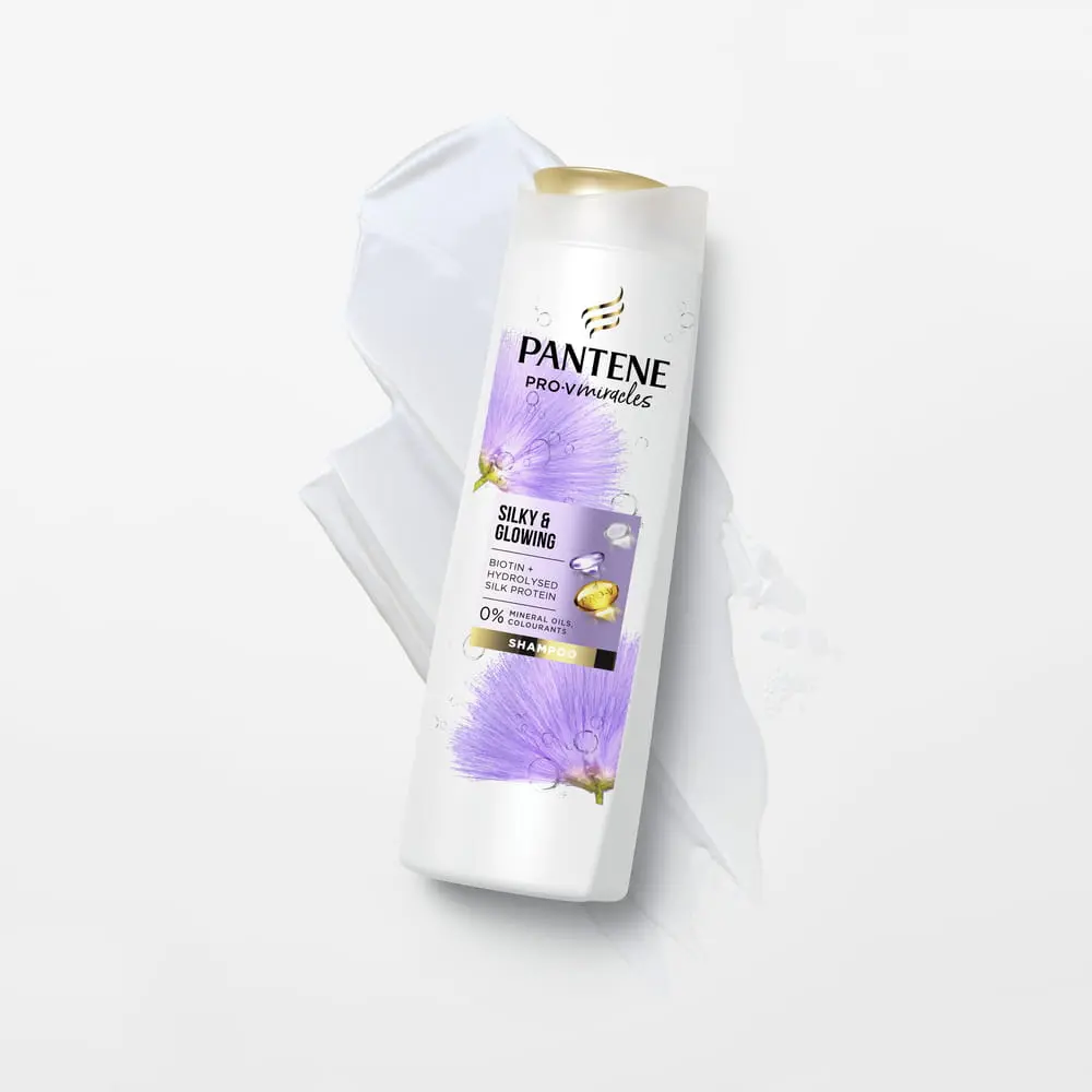 Sampon Pantene Pro-V Miracles Silky & Glowing, 300 ml