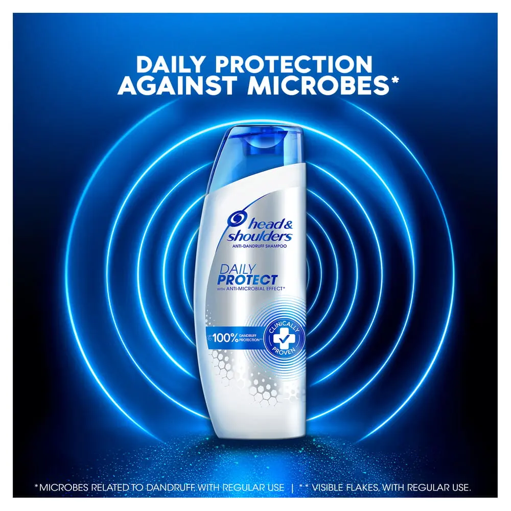 Sampon anti-matreata Head & Shoulders Daily Protect Antimicrobian, 360 ml