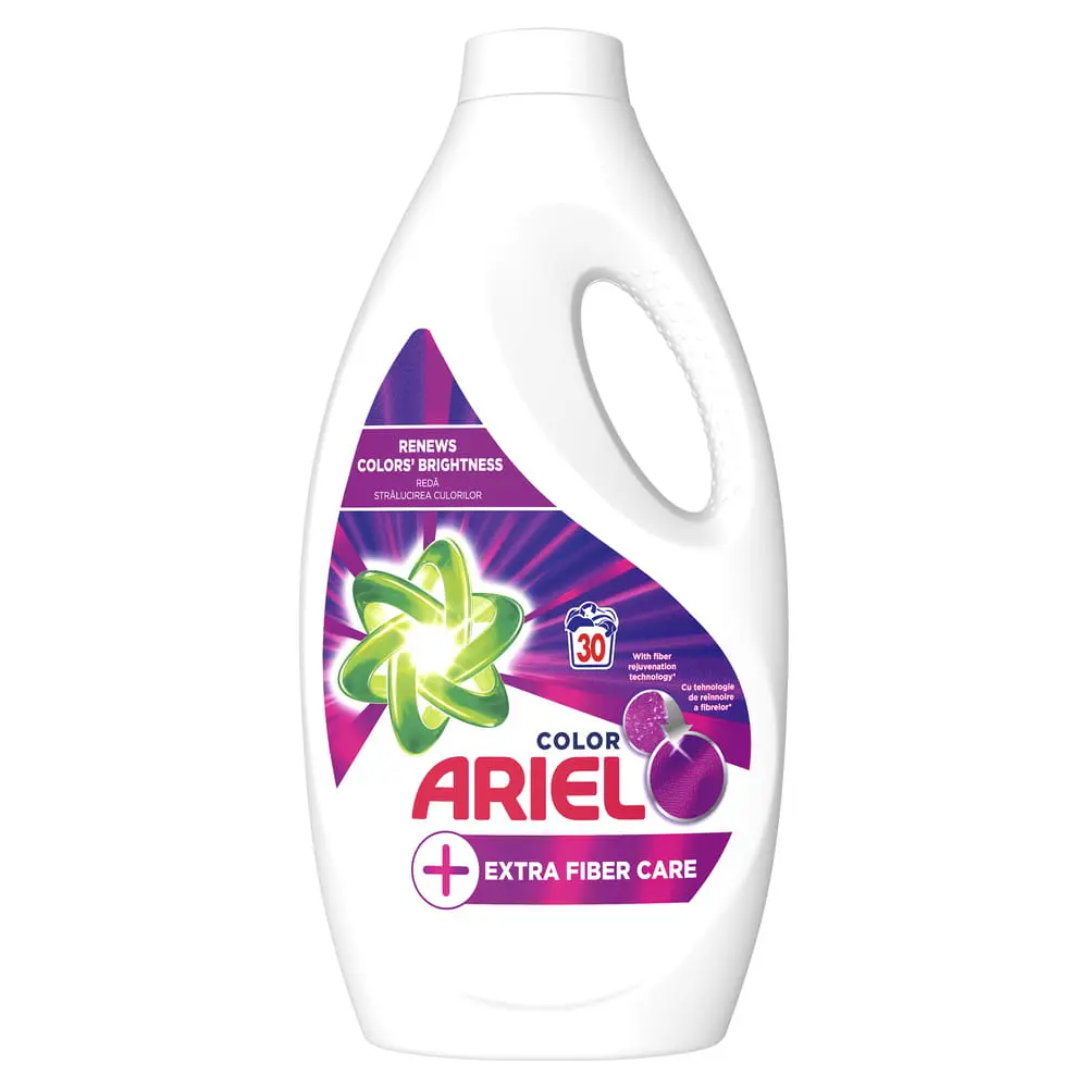 Detergent de rufe lichid Ariel +Extra Fiber Care 1.65 L, 30 spalari