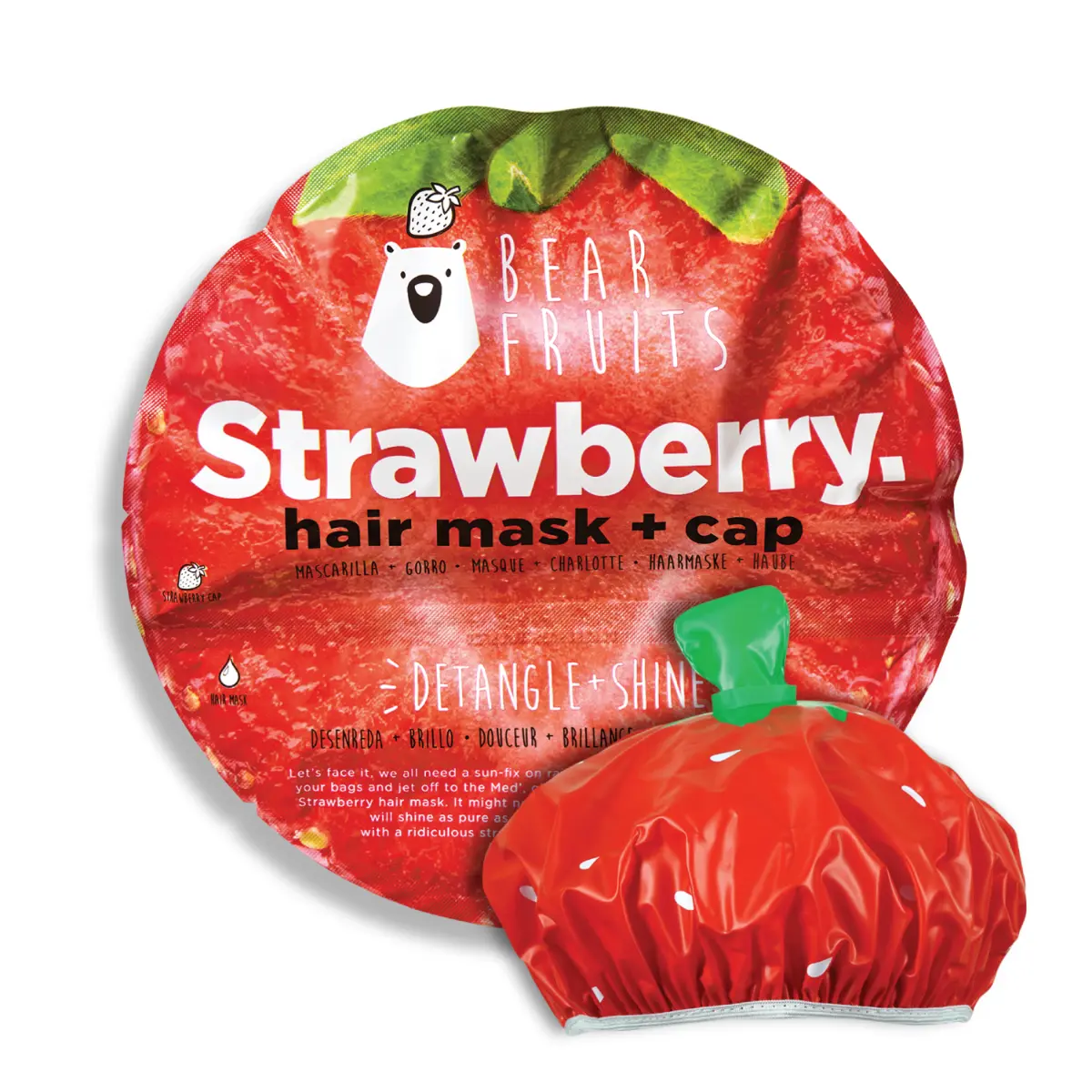 Masca de par Bear Fruits Strawberry 1 bucata