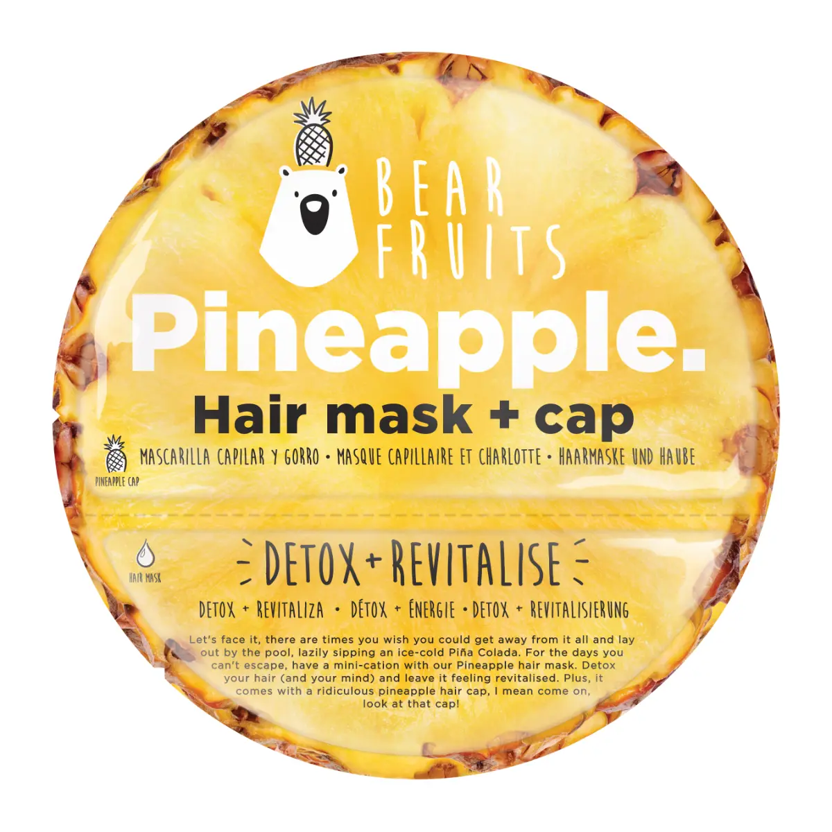 Masca de par Bear Fruits Pineapple 1 bucata