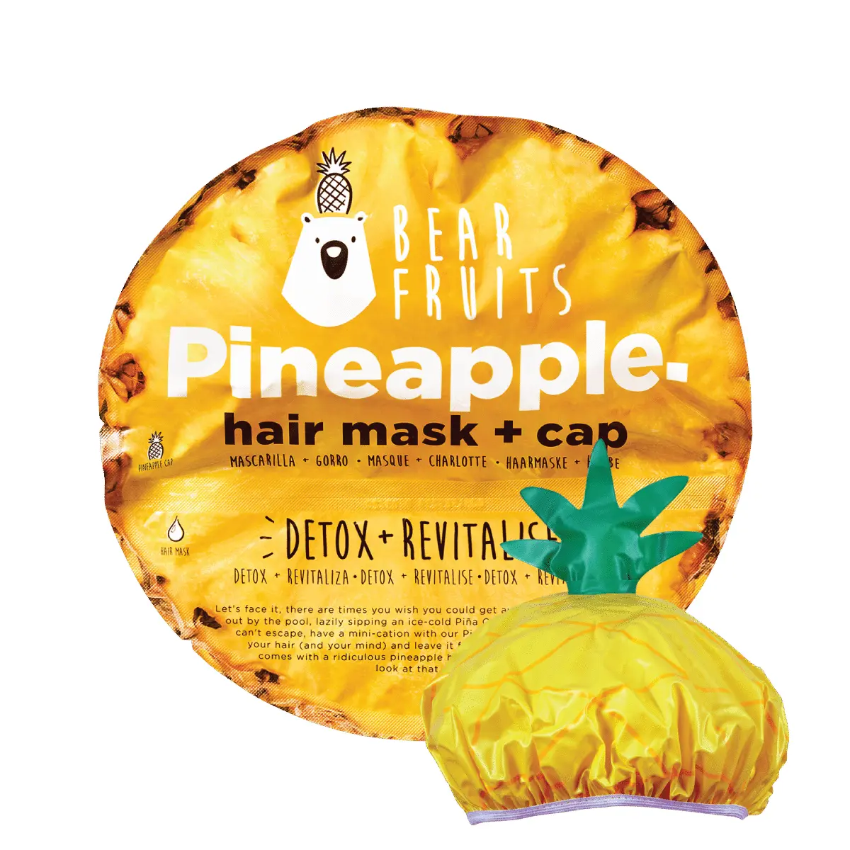 Masca de par Bear Fruits Pineapple 1 bucata