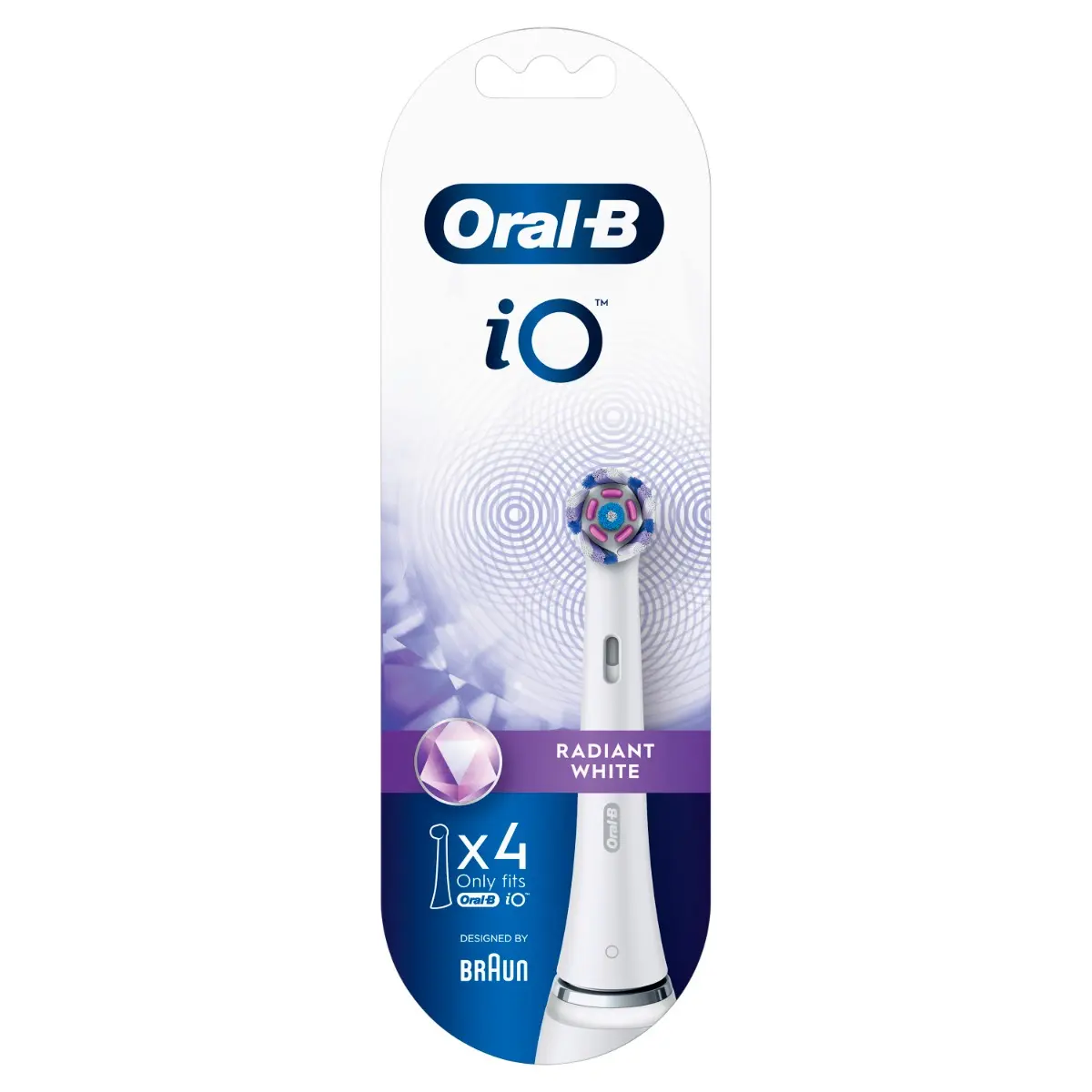 Rezerve periuta de dinti Radiant White, compatibile doar cu seria iO, buc, Alb | Carrefour Romania
