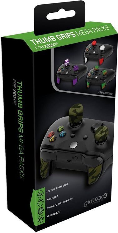 Gioteck Thumb Grips Mega Pack Replace Joystick and Thumb Caps for Xbox