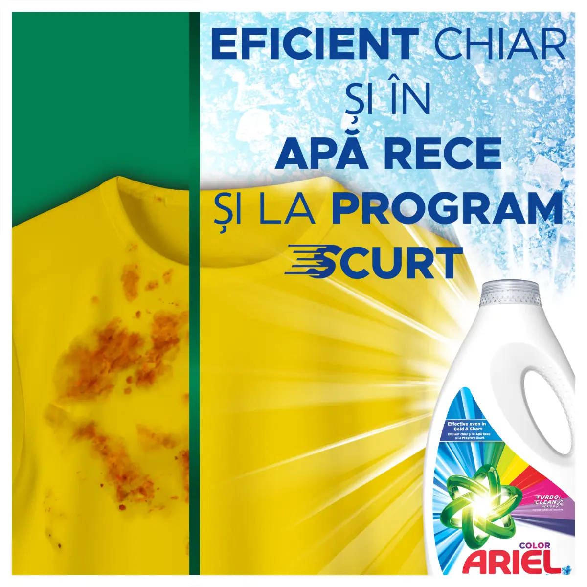 Detergent de rufe lichid Ariel Touch Of Lenor Color, 20 spalari, 1L
