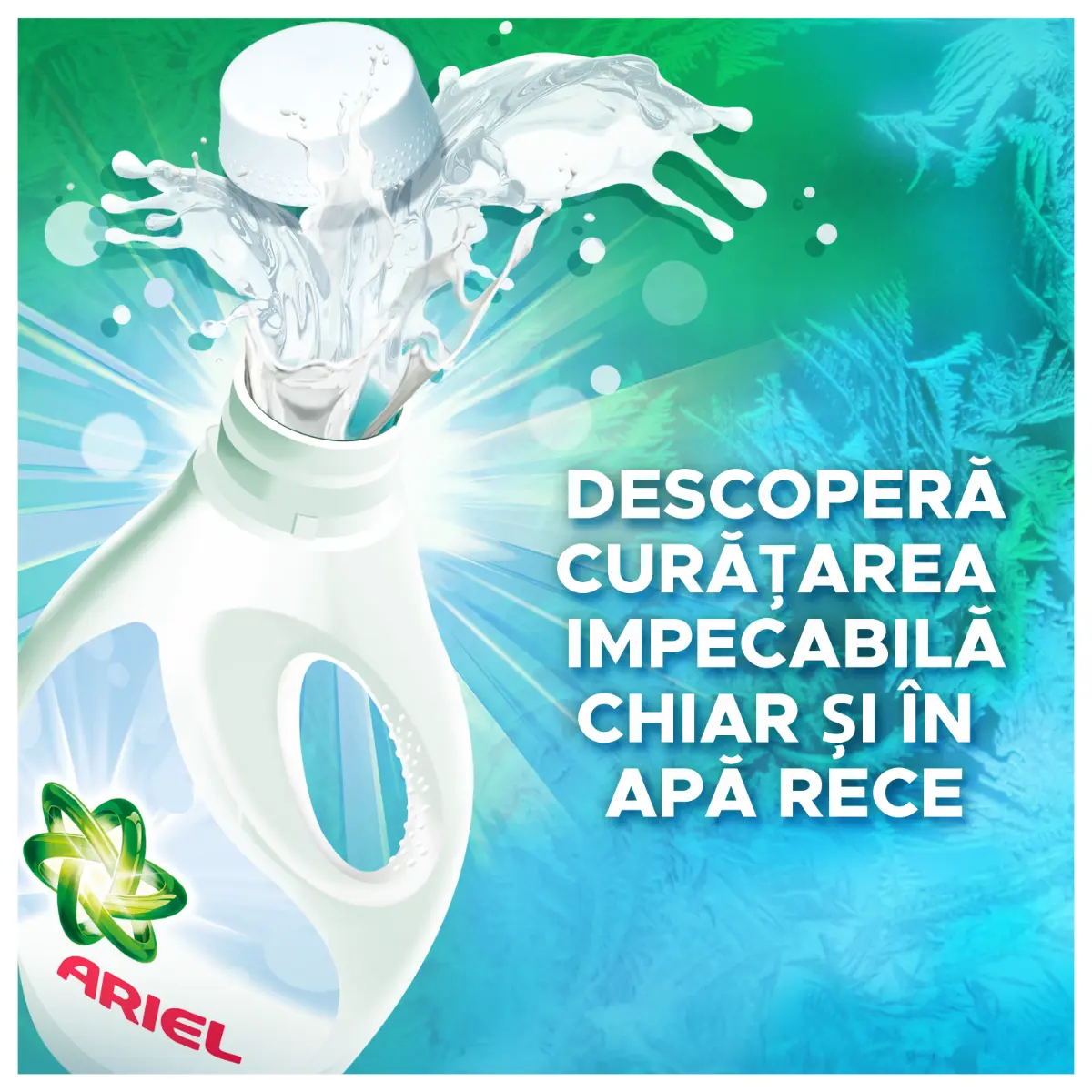 Detergent de rufe lichid Ariel Sensitive Skin, 40 spalari, 2L
