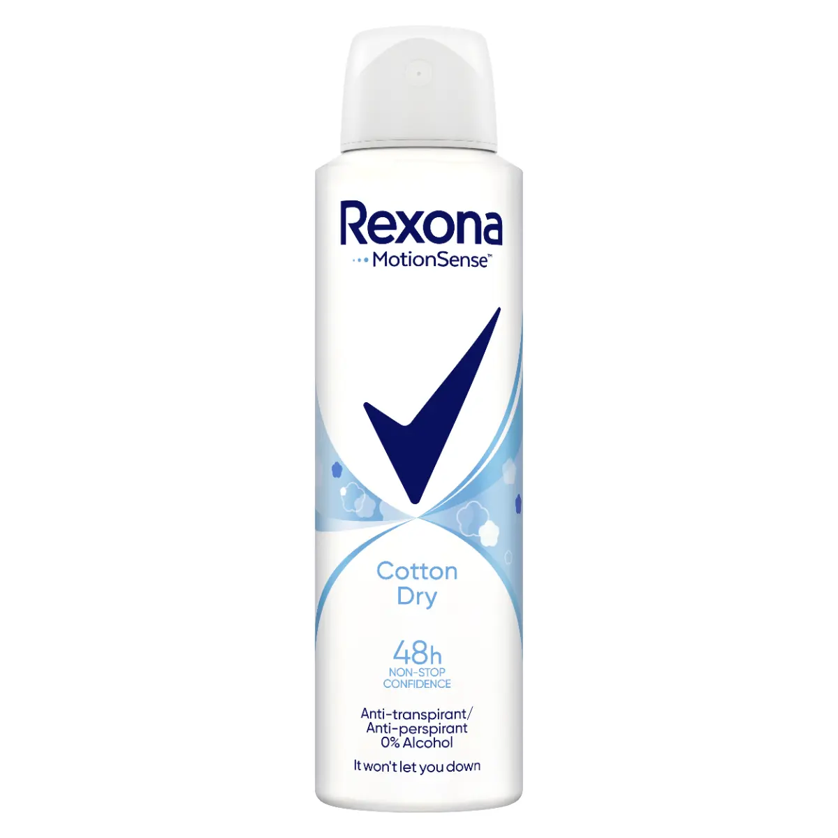 Deodorant antiperspirant spray, Rexona Cotton Dry, 150ml