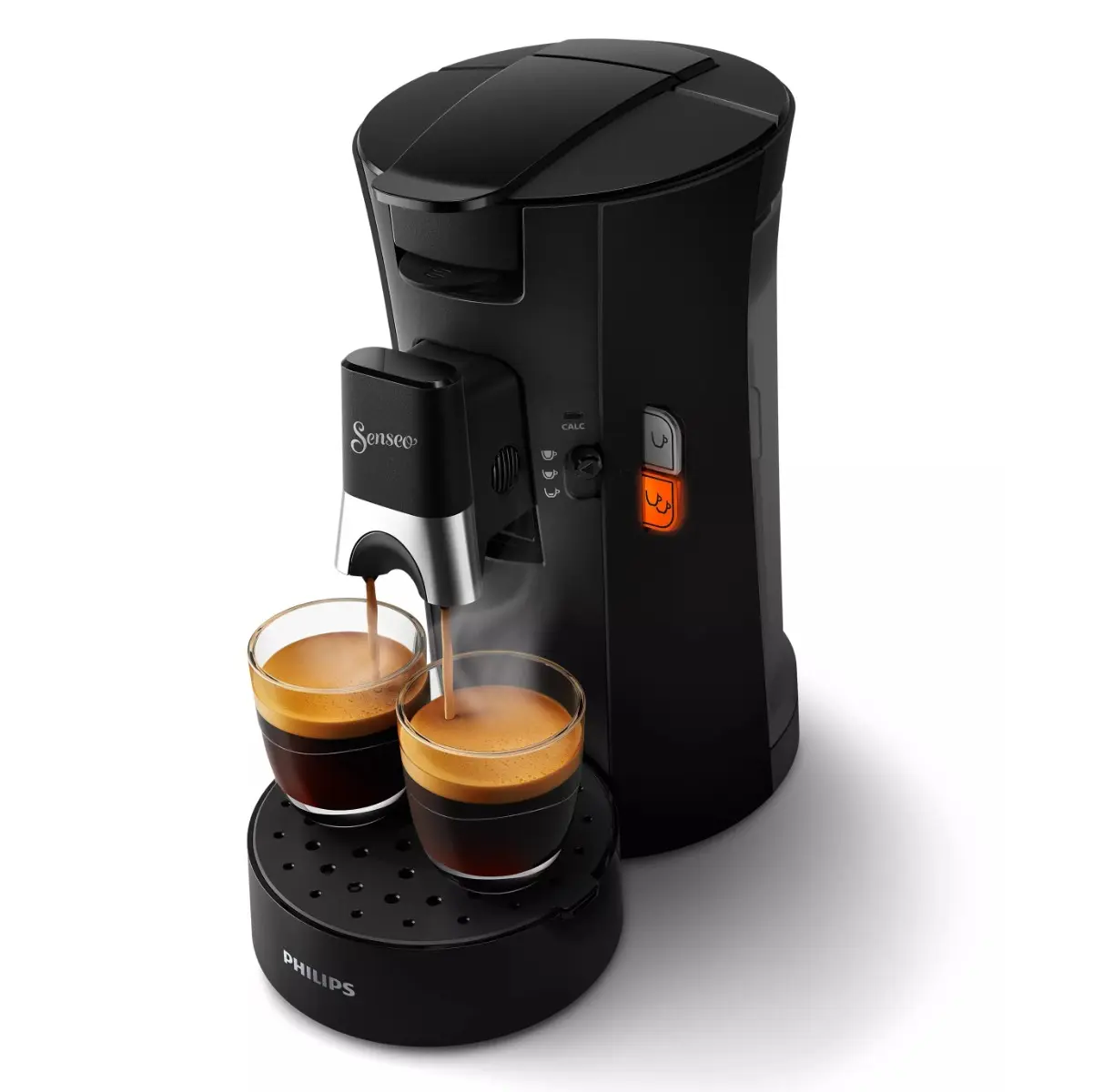 Espressor cafea Philips Senseo Select CSA230/61, Intensity Plus, Crema Plus, 1450 W, Negru