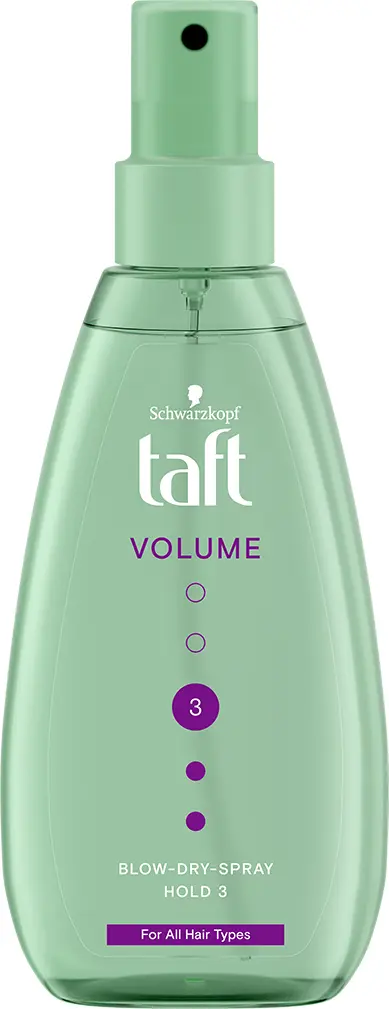 Spray fixativ Taft Volume Blow-Dry ,pentru toate tipurile de par, 150ml