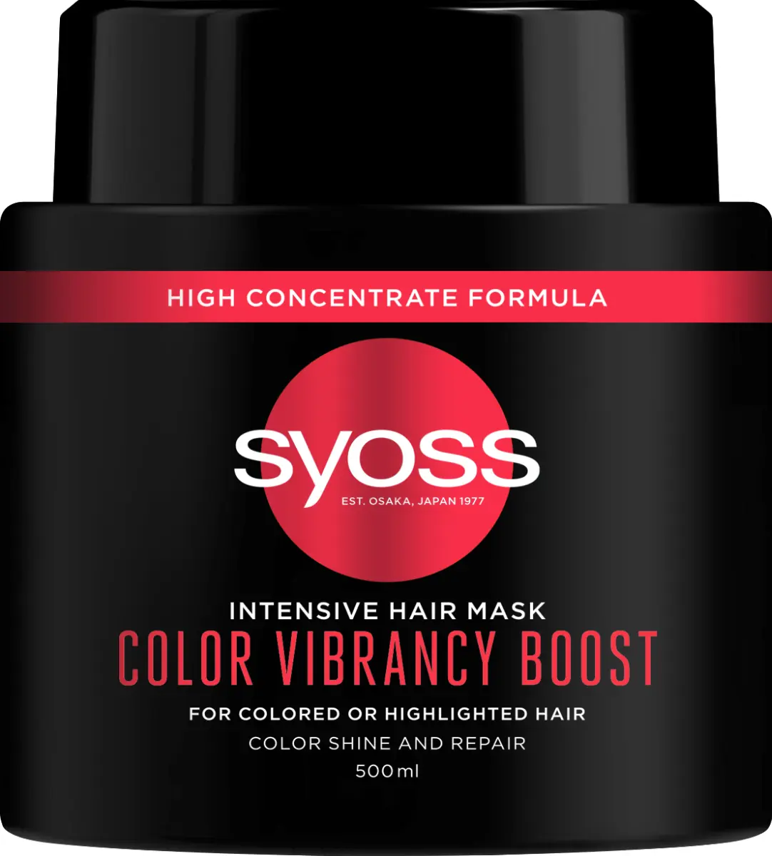Masca de par Syoss Intensive Color Vibrancy Boost, pentru par vopsit sau cu suvite colorate, 500ml