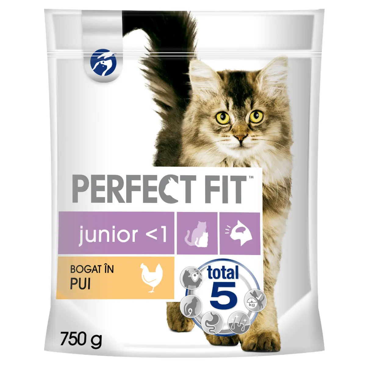 Hrana uscata Perfect Fit cu pui pentru pisici junioare 750 g