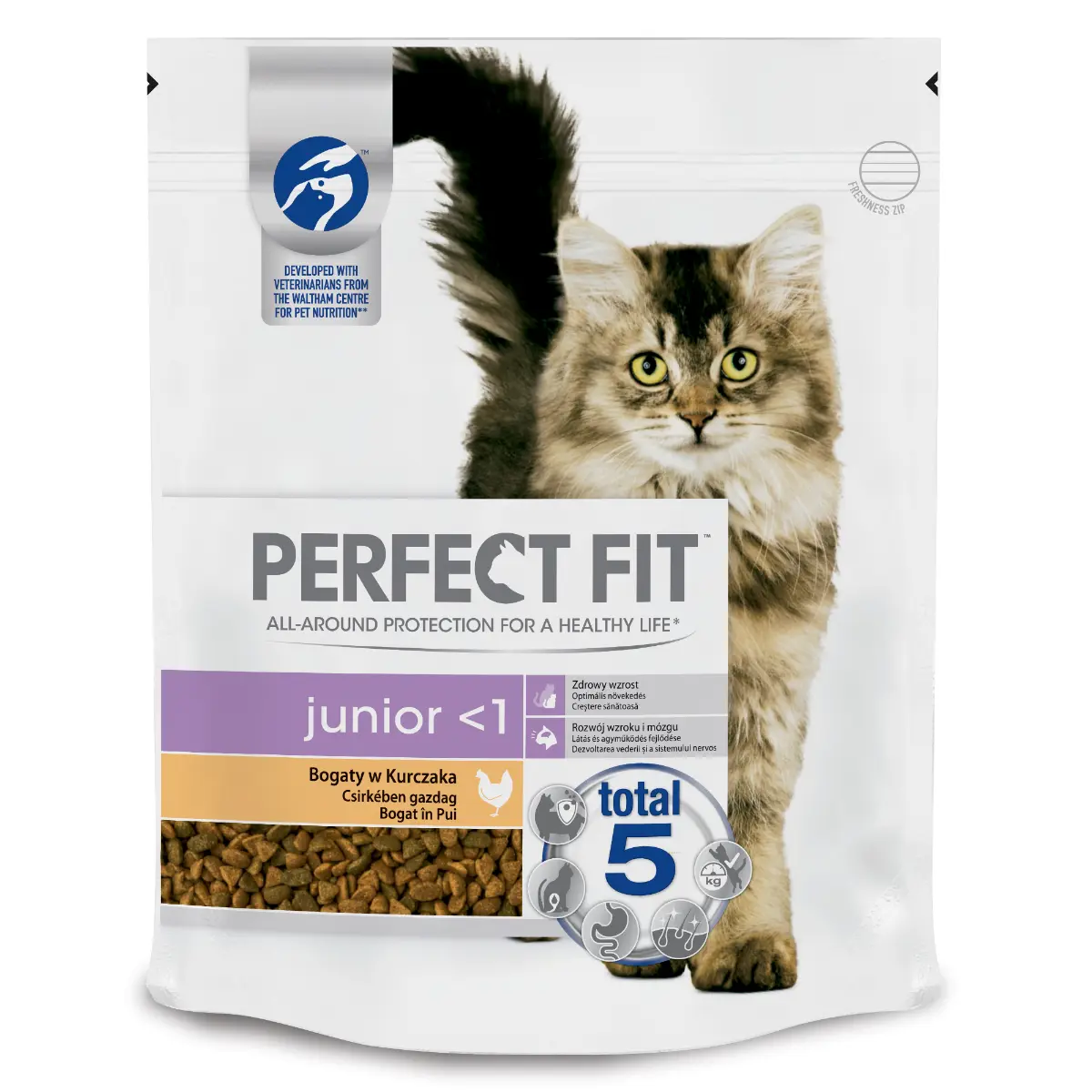 Hrana uscata Perfect Fit cu pui pentru pisici junioare 750 g