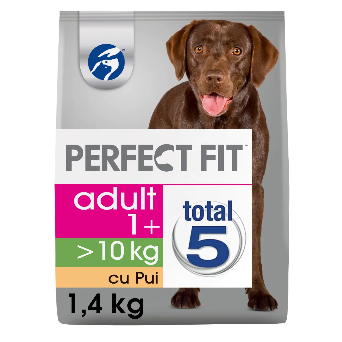 Hrana uscata pentru caini adulti Perfect Fit cu pui , talie medie si mare, 1.4 kg