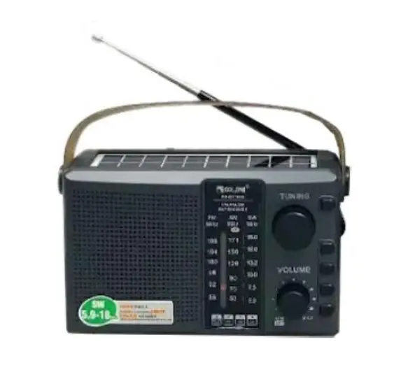 Radio Portabil Golon RX-BT108, Bluetooth, FM/AM/SW si Panou Solar