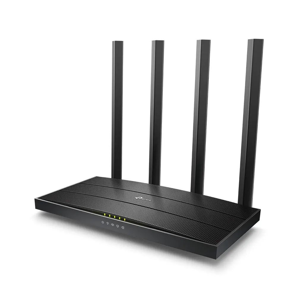 Router wireless TP-LINK Archer C80, 1900Mbps, 4 porturi Gigabit, 4 antene externe, Dual Band, Negru