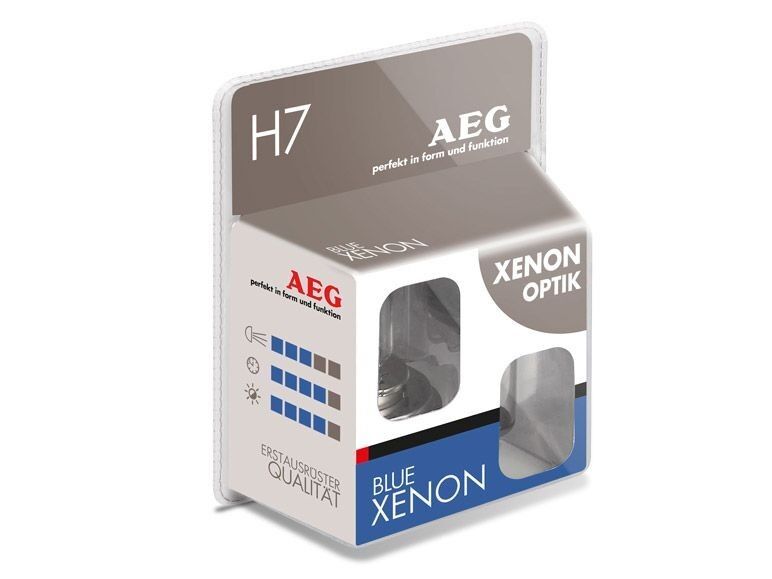 AEG 2x blue xenon optik h7