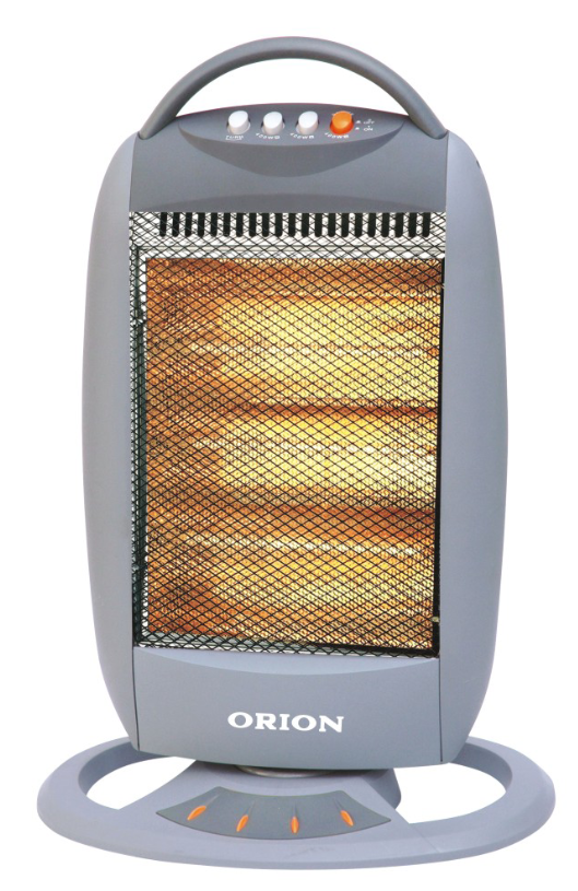 Radiator Orion OHH-120, halogen, 1200 W, 3 trepte de putere, Oscilare, Gri