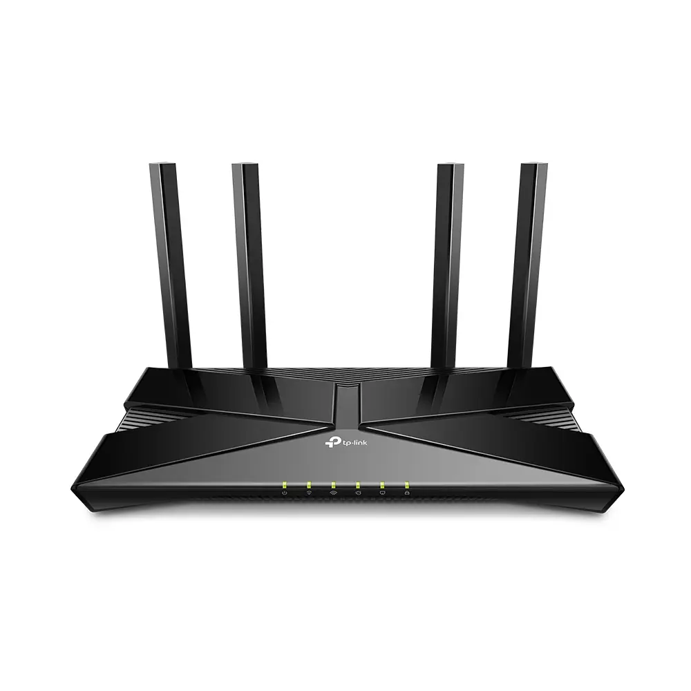 Router wireless TP-LINK Archer AX23, 1800Mbps, 1 x WAN Gigabit, 4 porturi LAN Gigabit, Dual band, 4 antene externe, Negru