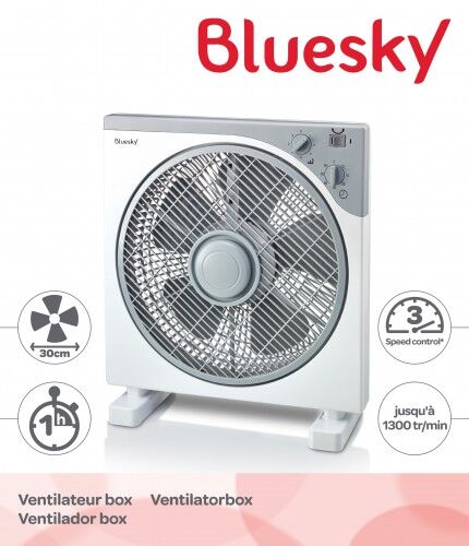 Ventilator podea Bluesky BBF12-17, 40W, 3 viteze