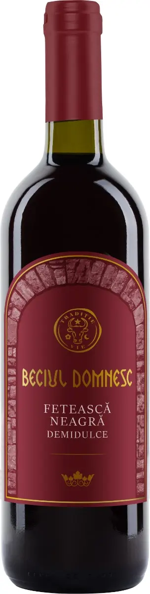 Vin rosu Beciul Domnesc Feteasca Neagra Demidulce 0.75L