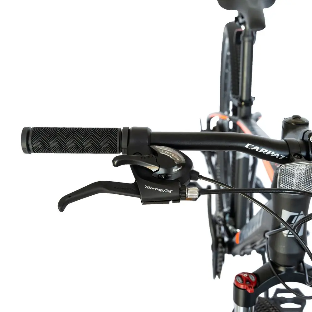 Bicicleta MTB-HT Carpat Invictus C2957C, schimbator Shimano Tourney, 21 viteze, cadru aluminiu, 29