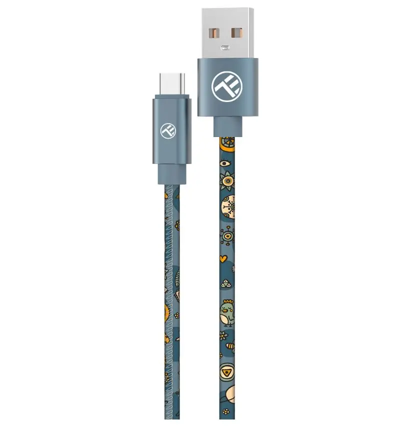 Cablu Tellur, USB - USB-C, 1m, Albastru