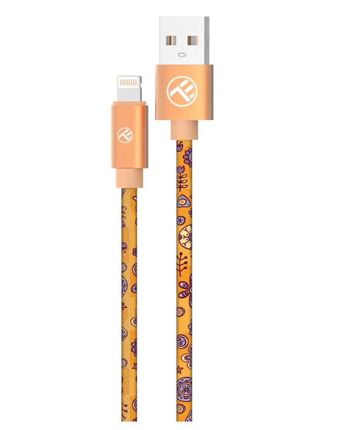 Cablu Tellur, USB - Lightning, 1m, Portocaliu