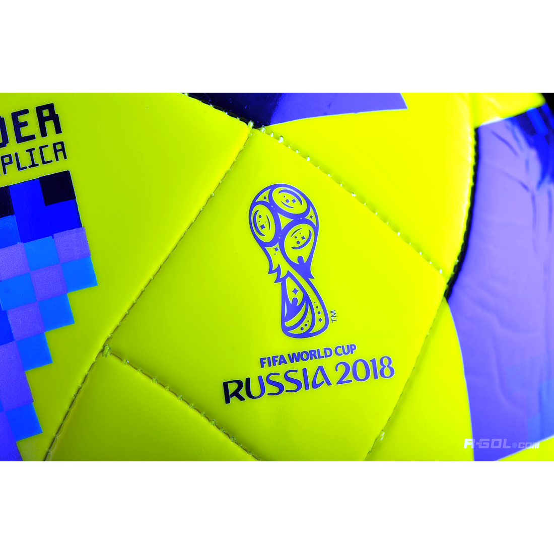 Minge fotbal Adidas World Cup, galben-albastru