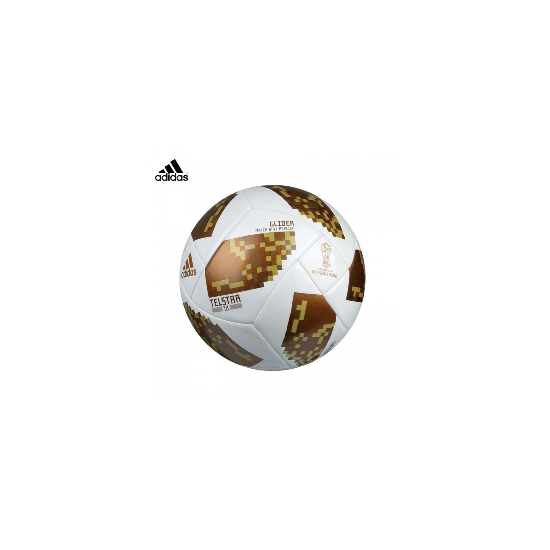 Minge fotbal Adidas World Cup, alb-maro-auriu