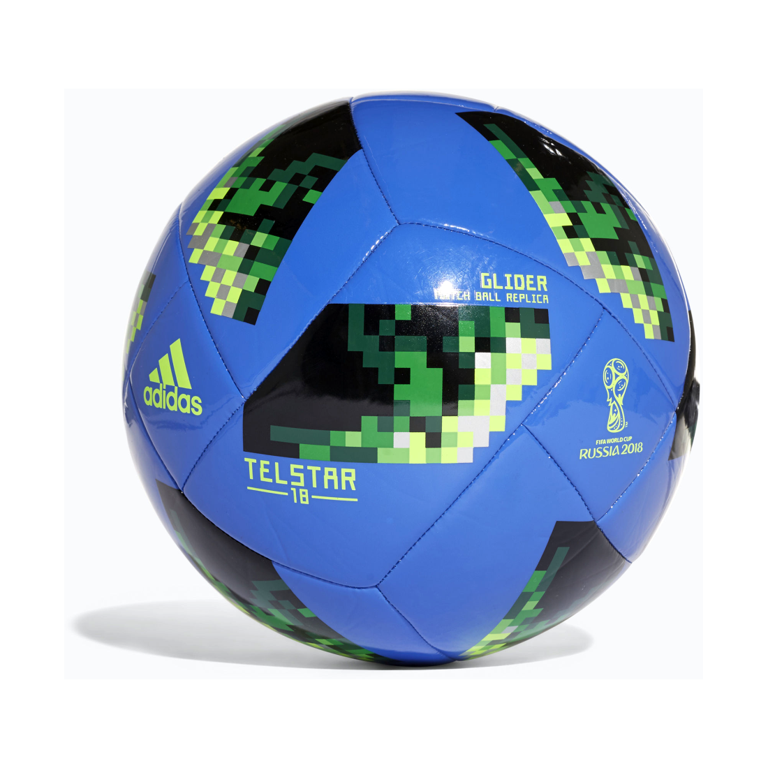 Minge fotbal Adidas World Cup, albastru-negru-verde
